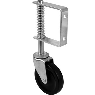 Hekwiel met veer 100 mm 57 kg