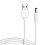 Vention Stroomkabel USB 2.0 naar DC 5,5mm 5V - 1,5 meter -  Wit