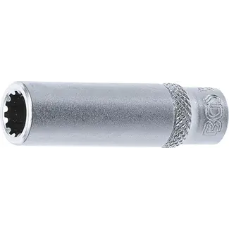 BGS technic Dopsleuteldop Gear Lock, diep - 1/4" - 8 mm