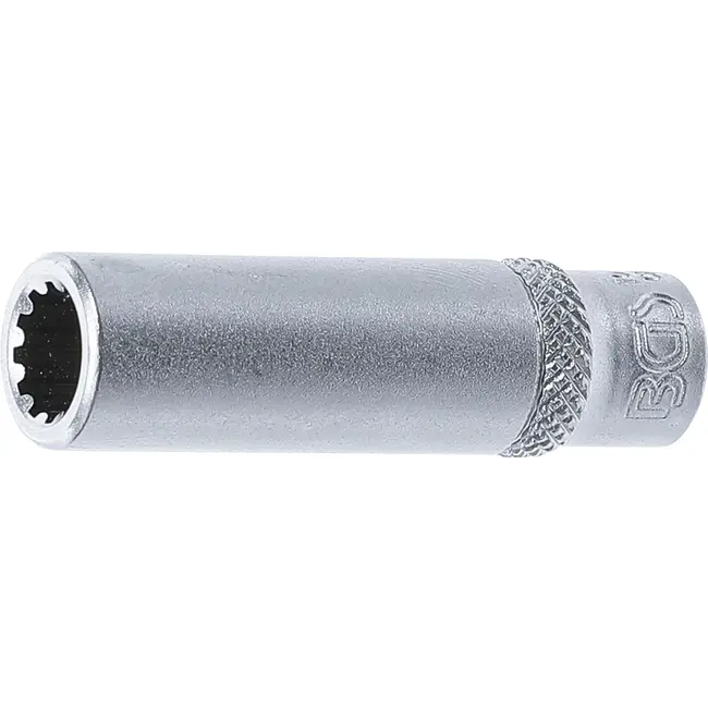BGS Dopsleuteldop Gear Lock, diep - 1/4" - 8 mm