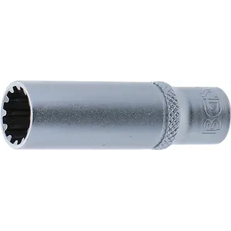 BGS technic Dopsleuteldop Gear Lock, diep - 1/4" - 10 mm