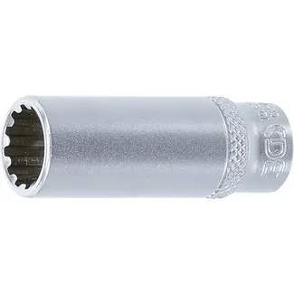 BGS technic Dopsleuteldop Gear Lock, diep - 1/4" - 12 mm