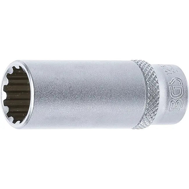 BGS Dopsleuteldop Gear Lock, diep - 1/4" - 13 mm