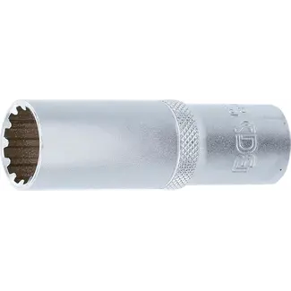 BGS technic Dopsleuteldop Gear Lock, diep - 1/2" - 17 mm