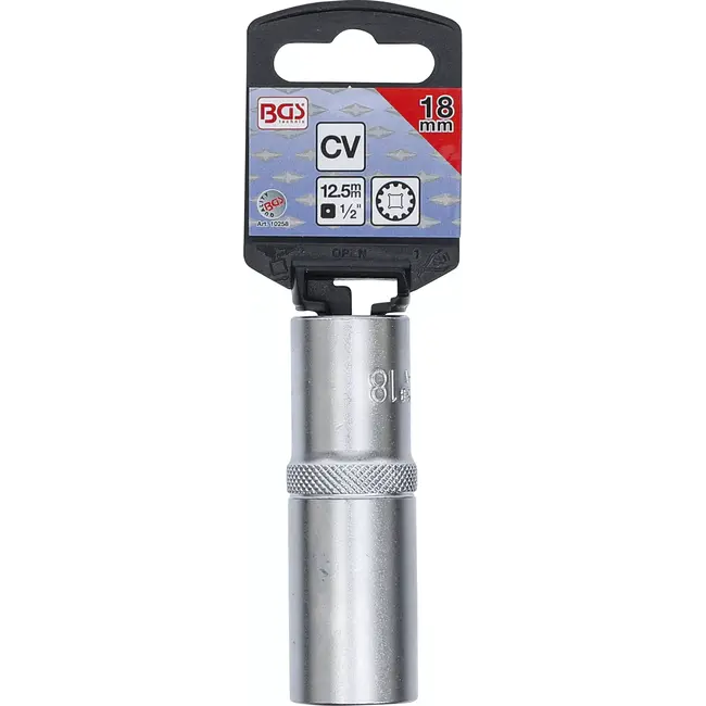 BGS Dopsleuteldop Gear Lock, diep - 1/2" - 18 mm