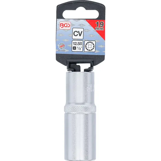 BGS Dopsleuteldop Gear Lock, diep - 1/2" - 19 mm