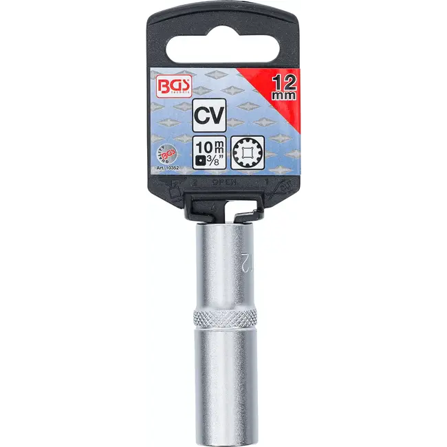 BGS Dopsleuteldop Gear Lock, diep - 3/8" - 12 mm