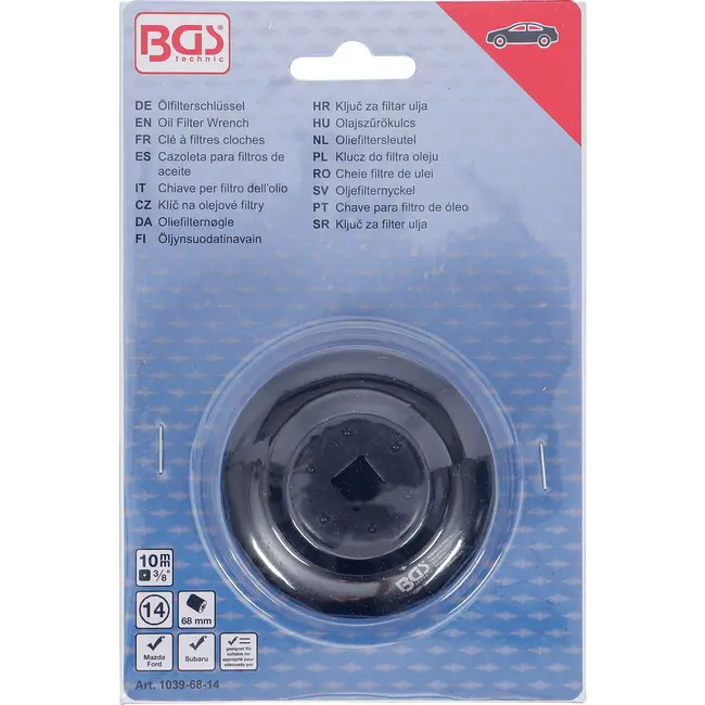 BGS Oliefiltersleutel - 14-kant - Ø 68 mm - voor Ford, Mazda, Subaru