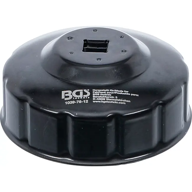 BGS Oliefiltersleutel - twaalfkant - Ø 76 mm - voor Fiat, Mercedes-Benz, Renault