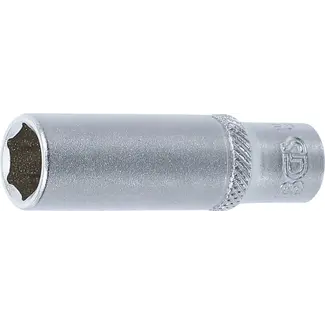 BGS technic Dopsleuteldop zeskant diep - 1/4" - 10 mm
