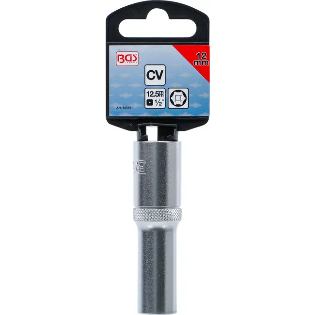 BGS Dopsleuteldop zeskant diep - 1/2" - 12 mm