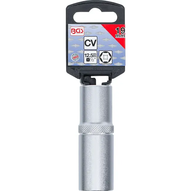 BGS Dopsleuteldop zeskant diep - 1/2" - 19 mm