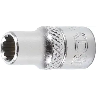 BGS technic Dopsleuteldop twaalfkant - 1/4" - 6 mm