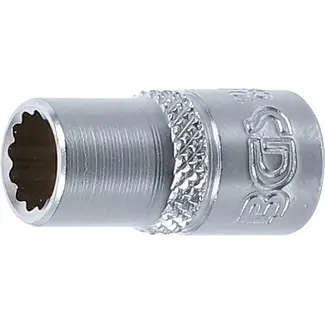 BGS technic Dopsleuteldop twaalfkant - 1/4" - 7 mm