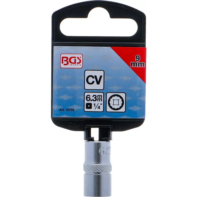 BGS Dopsleuteldop twaalfkant - 1/4" - 9 mm