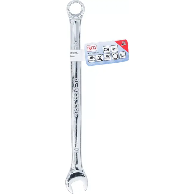 BGS Steekringsleutel - extra lang - 10 mm