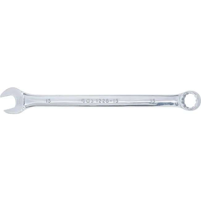 BGS Steekringsleutel - extra lang - 15 mm