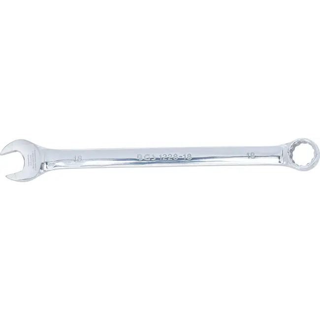 BGS Steekringsleutel - extra lang - 18 mm