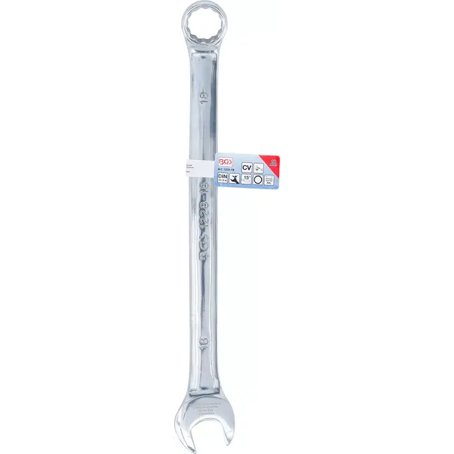 BGS Steekringsleutel - extra lang - 18 mm