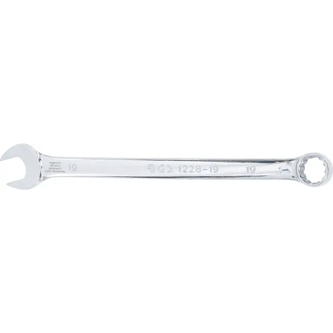BGS Steekringsleutel - extra lang - 19 mm