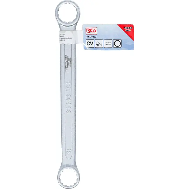 BGS Ringsleutel - extra plat - 12 x 13 mm