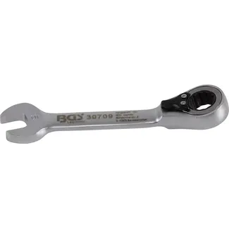BGS Ratel ringsteeksleutel - kort - omschakelbaar - 9 mm