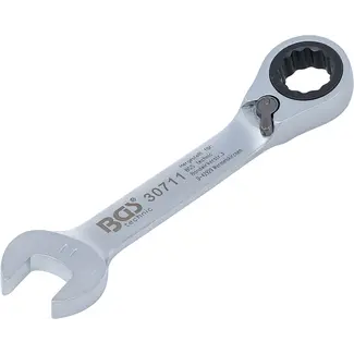 BGS Ratel ringsteeksleutel - kort - omschakelbaar - 11 mm