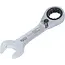 BGS Ratel ringsteeksleutel - kort - omschakelbaar - 17 mm