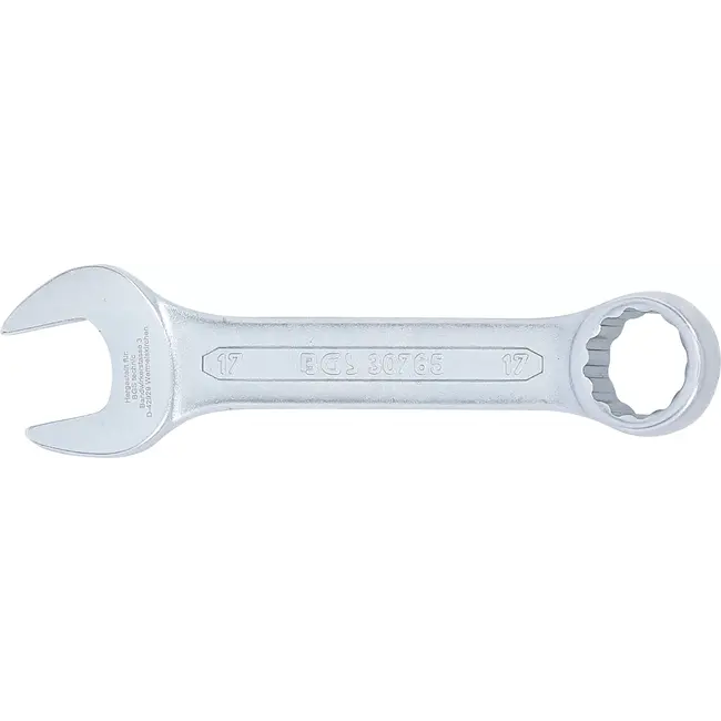 BGS Steekringsleutel, extra kort - 17 mm