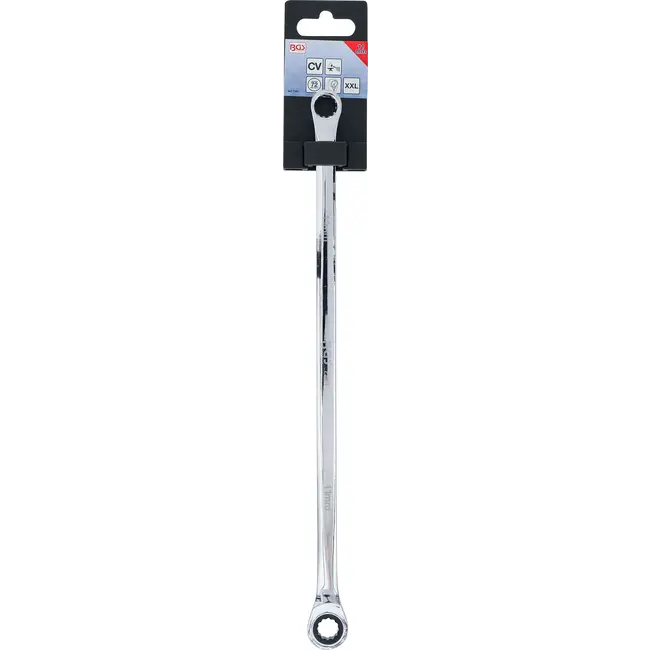 BGS Ratelring- en ringsleutel - extra lang - 11 mm