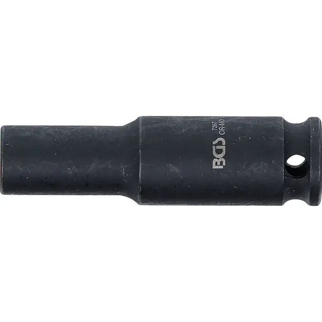 BGS Kracht Dopsleuteldop zeskant, diep - 1/4" - 7 mm