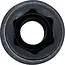 BGS Kracht Dopsleuteldop zeskant, diep - 1/4" - 8 mm