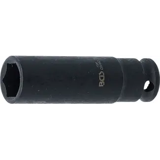 BGS Kracht Dopsleuteldop zeskant, diep - 1/4" - 10 mm