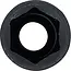 BGS Kracht Dopsleuteldop zeskant, diep - 1/4" - 10 mm