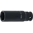 BGS Kracht Dopsleuteldop zeskant, diep - 1/4" - 12 mm