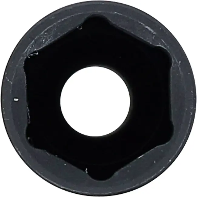 BGS Kracht Dopsleuteldop zeskant, diep - 1/4" - 12 mm