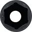 BGS Kracht Dopsleuteldop zeskant, diep - 1/4" - 12 mm