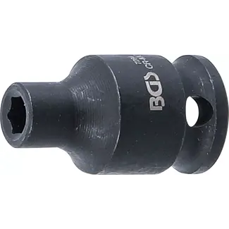 BGS technic Kracht Dopsleuteldop zeskant - 1/4" - 4 mm