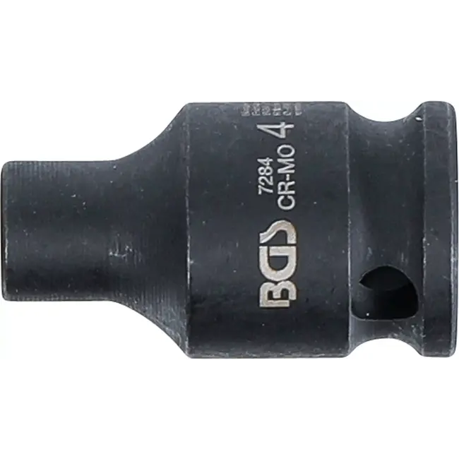 BGS Kracht Dopsleuteldop zeskant - 1/4" - 4 mm