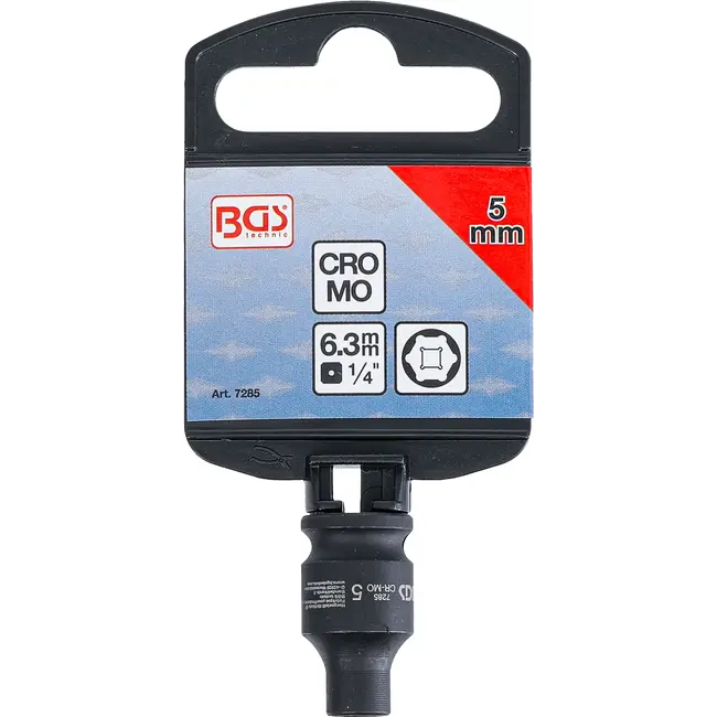 BGS Kracht Dopsleuteldop zeskant - 1/4" - 5 mm