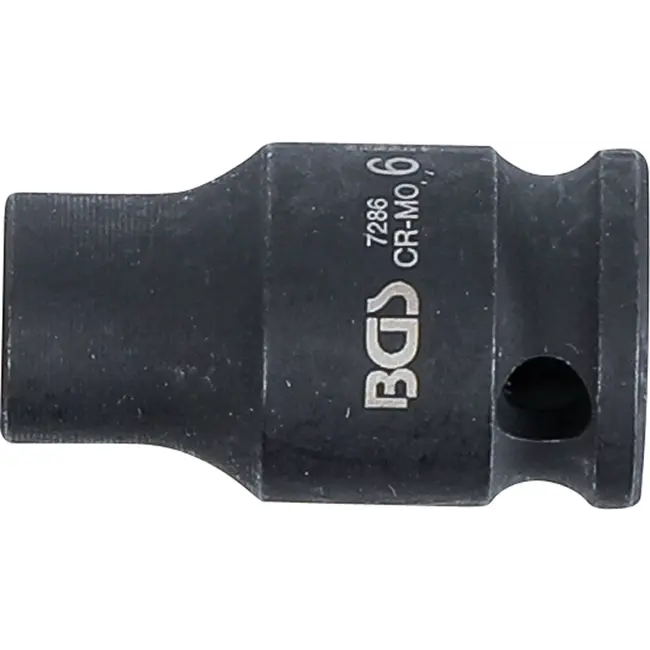 BGS Kracht Dopsleuteldop zeskant - 1/4" - 6 mm