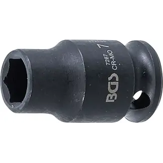 BGS technic Kracht Dopsleuteldop zeskant - 1/4" - 7 mm