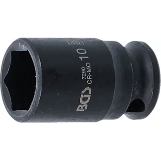 BGS technic Kracht Dopsleuteldop zeskant - 1/4" - 10 mm