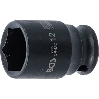 BGS technic Kracht Dopsleuteldop zeskant - 1/4" - 12 mm