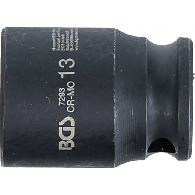 BGS Kracht Dopsleuteldop zeskant - 1/4" - 13 mm