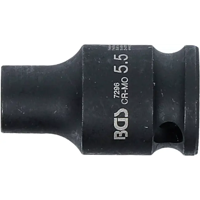 BGS Kracht Dopsleuteldop zeskant - 1/4" - 5,5 mm