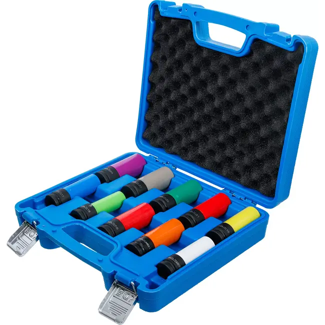 BGS Kracht wielmoerdopsleutelset - 1/2" - 15 - 24 mm en speciale wielschroeven - 10 delig