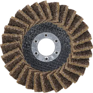 BGS technic Lamellenslijpschijf - Vlies - Ø 115 mm - korrel 80
