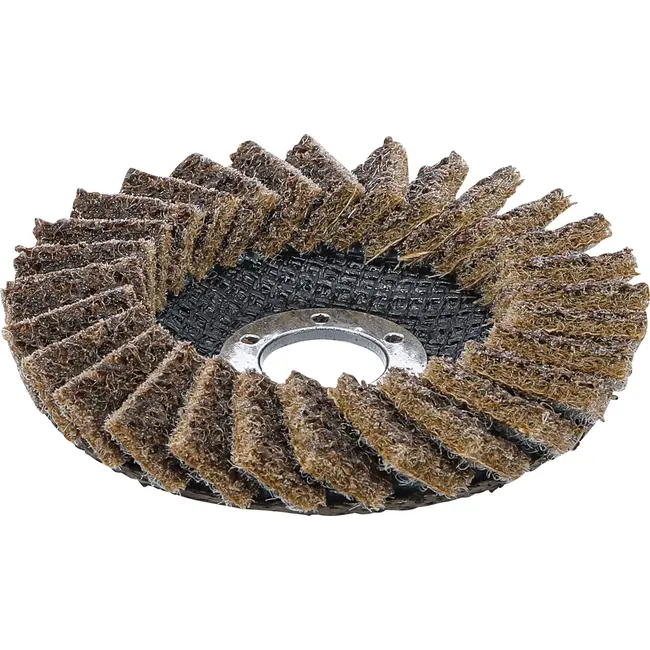 BGS Lamellenslijpschijf - Vlies - Ø 115 mm - korrel 80