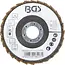 BGS Lamellenslijpschijf - Vlies - Ø 115 mm - korrel 80